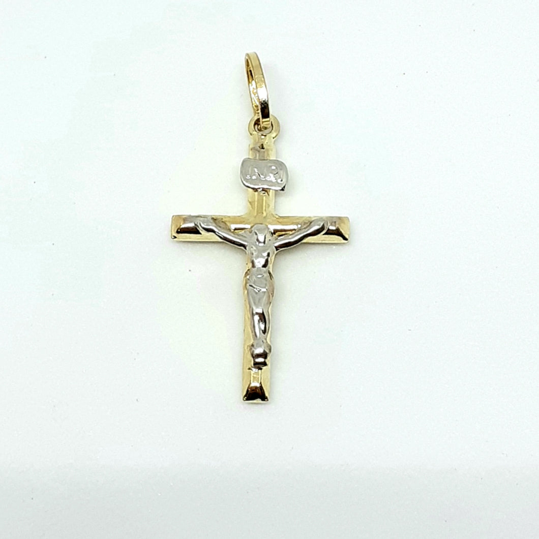 9ct Yellow Gold Hallmarked Crucifix - Product Code -VX514