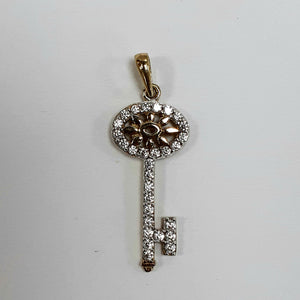 9ct Yellow Gold Hallmarked Cubic Zirconia - Product Code - C659