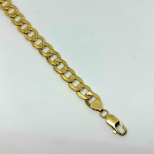 9ct Yellow Gold Hallmarked Gentleman's Bracelet - Product Code - VX306