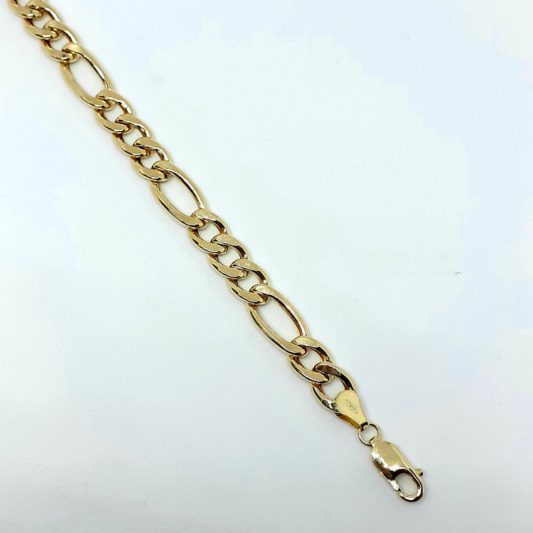9ct Yellow Gold Hallmarked Gentleman's Bracelet - Product Code - VX309