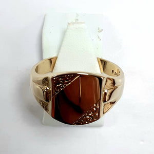 9ct Yellow Gold Hallmarked Gentleman's Signet Ring - Product Code - Z18