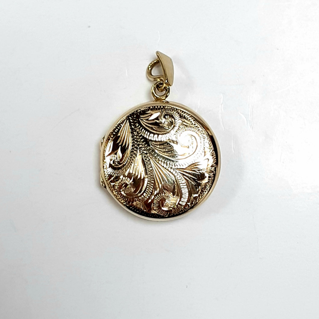 9ct Yellow Gold Hallmarked Locket - Product Code - U694