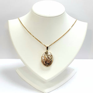 9ct Yellow Gold Hallmarked Locket - Product Code - U695 / U689