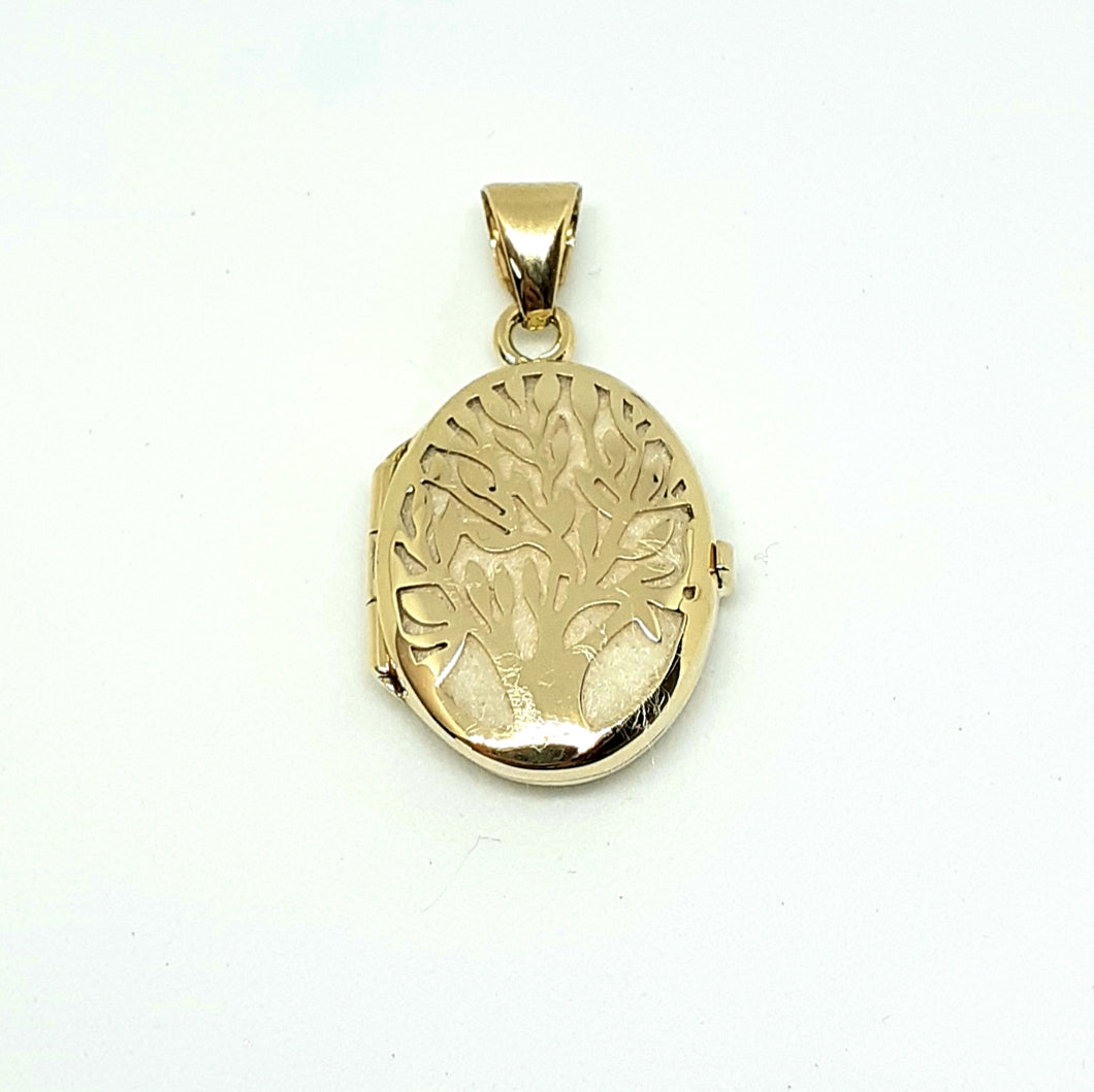 9ct Yellow Gold Hallmarked Locket - Product Code - VX449