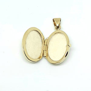 9ct Yellow Gold Hallmarked Locket - Product Code - VX449