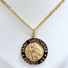 Load image into Gallery viewer, 9ct Yellow Gold Hallmarked Saint Christopher - Product Code - VX215 / VX40
