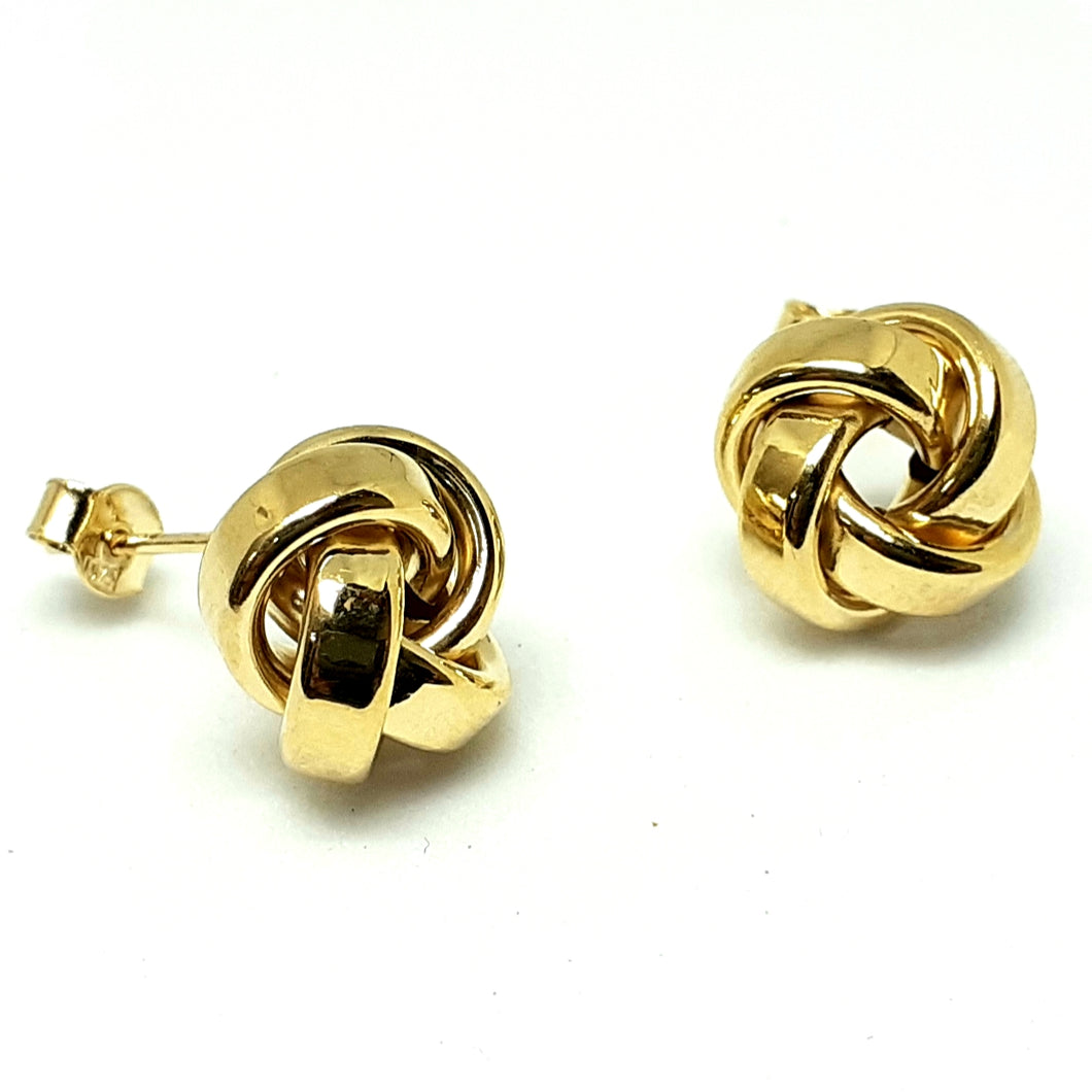 9ct Yellow Gold Hallmarked Studs Earrings - Product Code - VX369