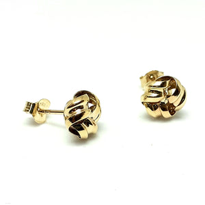 9ct Yellow Gold Hallmarked Studs Earrings - Product Code - VX373
