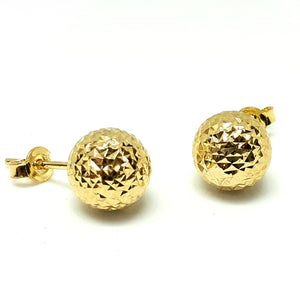 9ct Yellow Gold Hallmarked Studs Earrings - Product Code - VX377