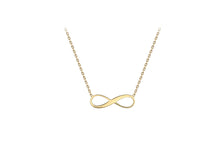 Load image into Gallery viewer, 9ct Yellow Gold Infinity Pendant &amp; Adjustable Chain - VX1498
