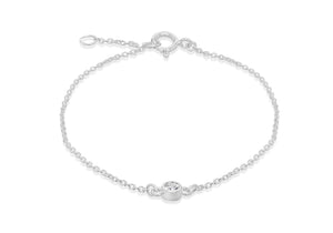 April Birthstone Silver Bracelet - Product Code - 8.29.8921