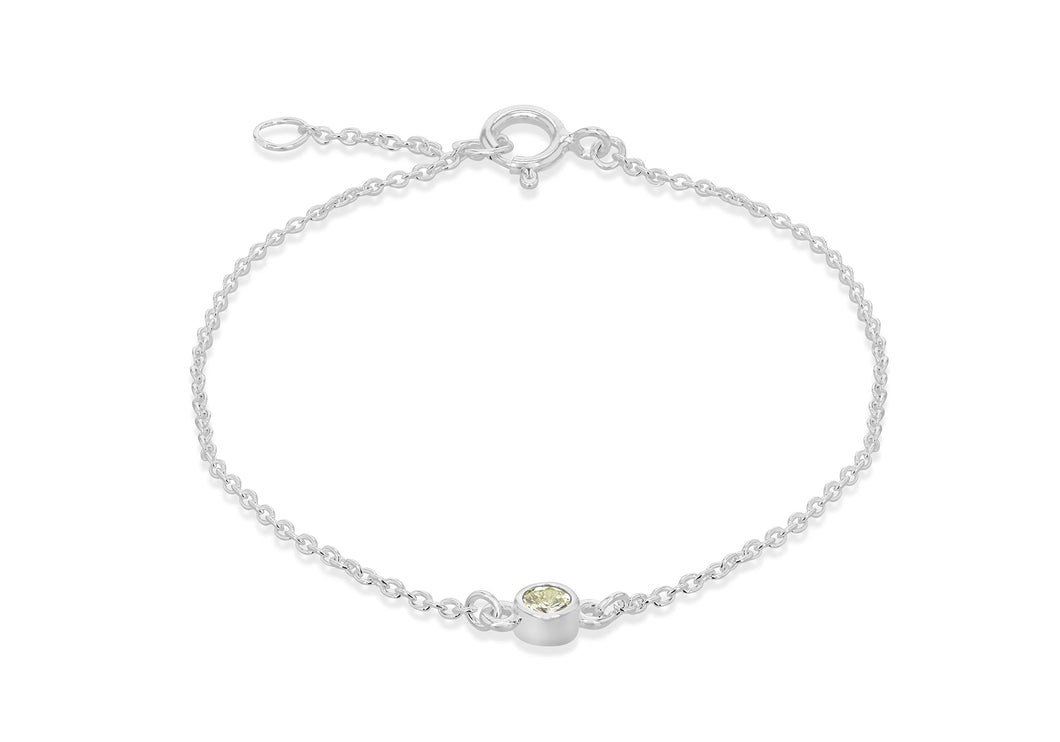 August Silver Birthstone Bracelet - Product Code - 8.29.8961