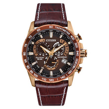 Load image into Gallery viewer, Citizen Men&#39;s Eco-Drive ATOMIC TIMEKEEPING PERPETUAL CALENDAR PERPETUAL CHRONO A‑T Strap Watch  - Product Code - CB5896-03X
