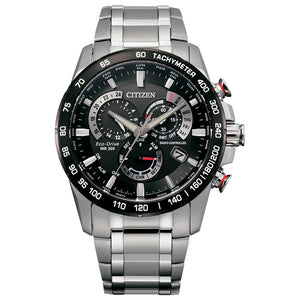 Citizen Men's Eco-Drive PERPETUAL CHRONO A‑T Bracelet Watch - Product Code - CB5898-59E