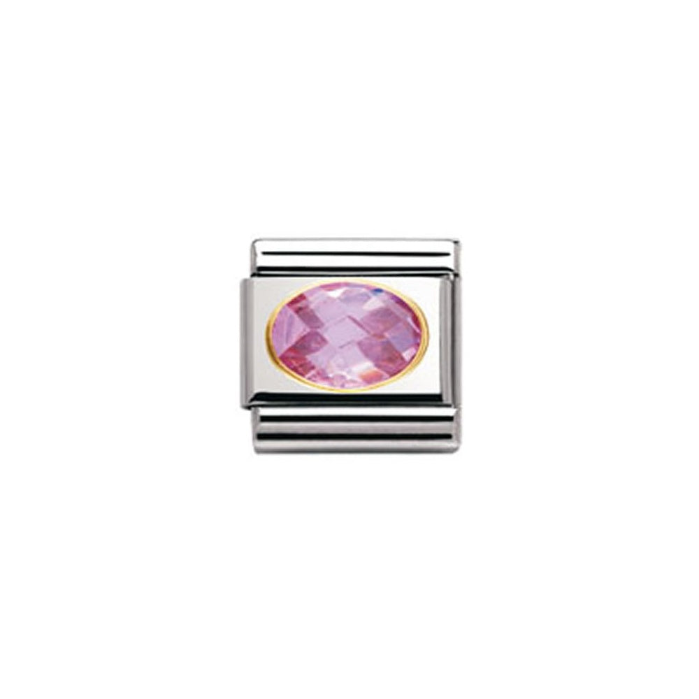 Nomination Pink and Faceted Stone - Product Code 030601-003