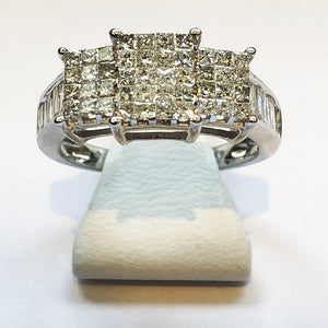 Diamond White Gold Designer Ring