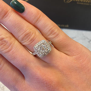 Diamond Designer Halo/Cluster Ring - G708