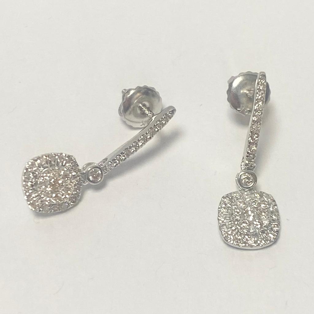 Diamond Drop Earrings - G710