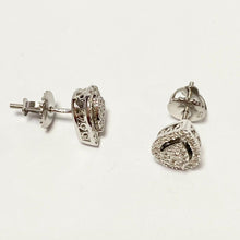 Load image into Gallery viewer, Diamond Pear Studs - G712
