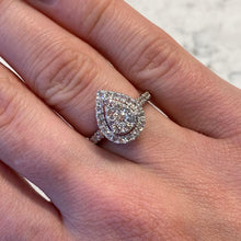 Load image into Gallery viewer, Pear Shaped Diamond Designer Ring - G730

