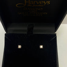 Load image into Gallery viewer, 9ct White Gold Diamond Studs - G736
