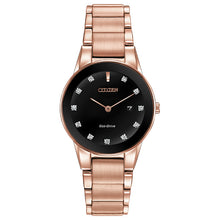 Load image into Gallery viewer, Citizen Women&#39;s Eco-Drive AXIOM DIAMOND Bracelet Watch - Product Code - GA1058-59Q
