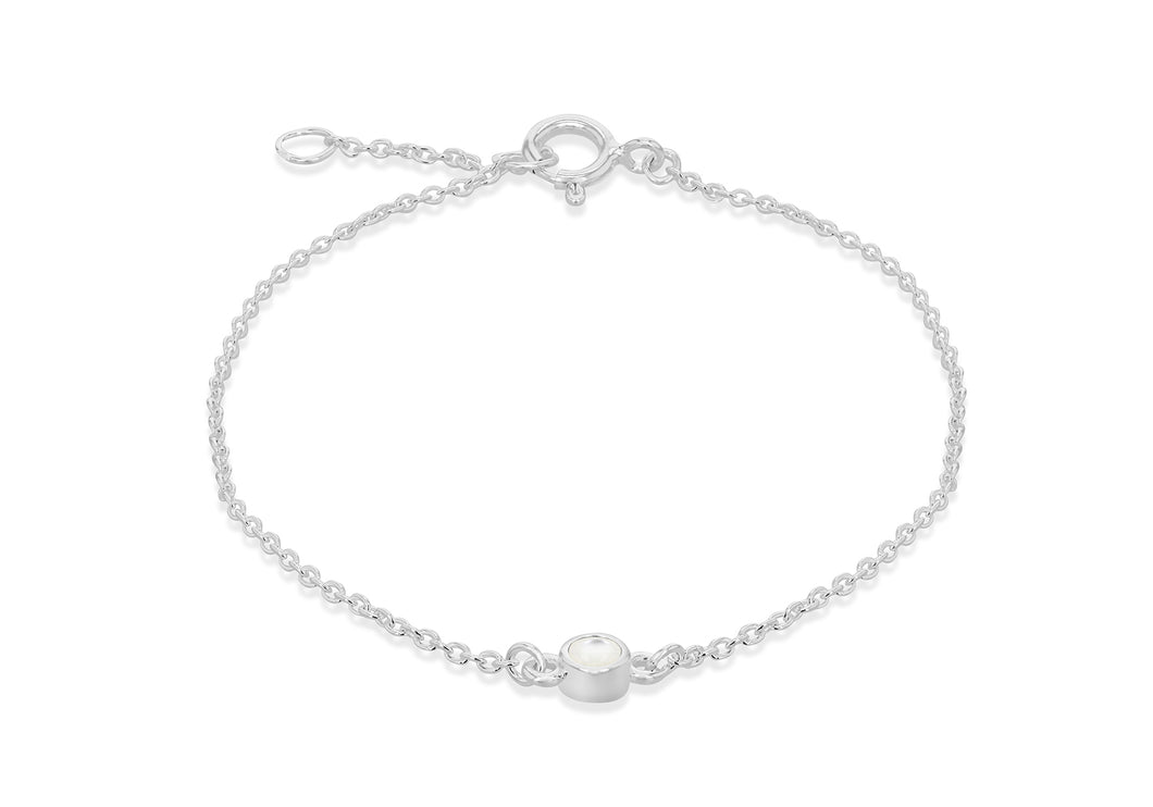 June Silver Birthstone Bracelet - Product Code - 8.29.8941