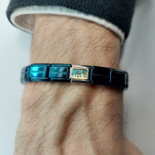Load image into Gallery viewer, EXCLUSIVE - Nomination Blue Bracelet &amp; MCFC Charm
