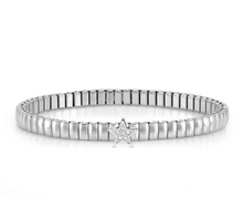 Load image into Gallery viewer, EXTENSION BRACELET, STAINLESS WITH STAR AND STONES - Product Code - 046007 007
