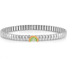 Load image into Gallery viewer, EXTENSION BRACELET IN STAINLESS STEEL WITH RAINBOW - Product Code - 046007 064
