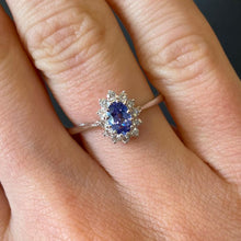 Load image into Gallery viewer, Tanzanite &amp; Diamond Ring - E602
