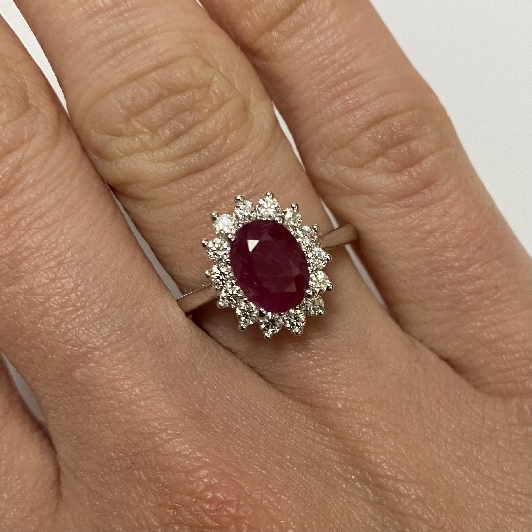 Ruby Diamond Ring Product Code R110 - Main Image