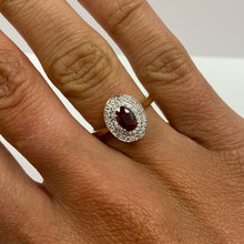 Load image into Gallery viewer, Ruby &amp; Diamond Ring - Product Code - R95
