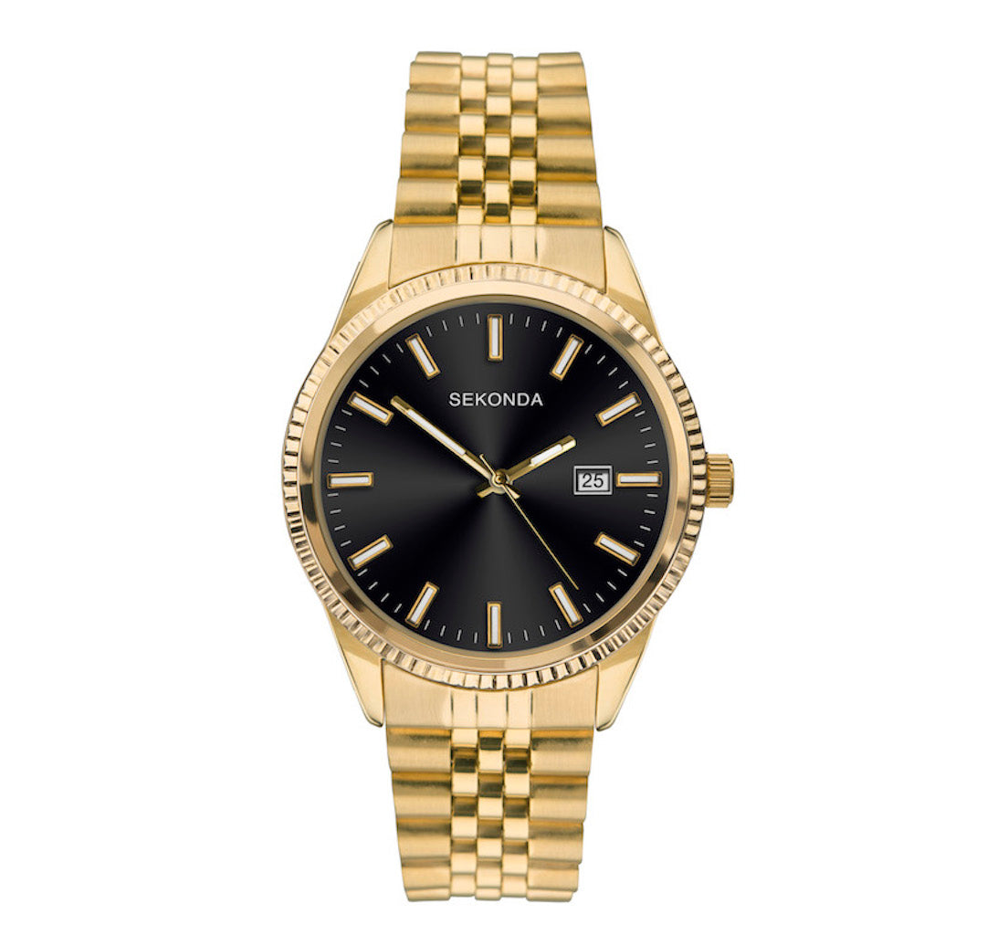 Sekonda Men s Classic Gold Plated Bracelet Watch Product Code