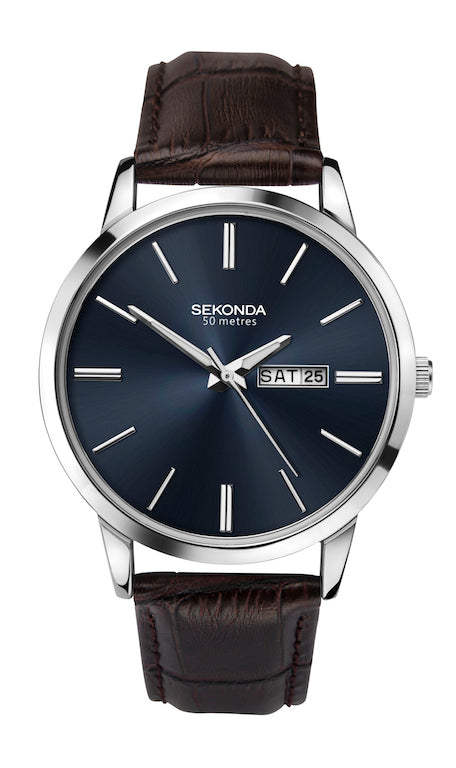 Sekonda Men’s Classic Brown Strap Watch - Product Code - 1662