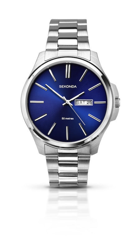 Sekonda mens 2025 blue face watch