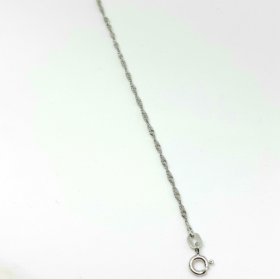 Silver British Hallmarked 925 Chain  - Product Code - J475