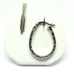 Silver British Hallmarked 925 Earrings - Product Code - VX864