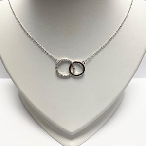 Silver Circle Stone Set Pendant - Product Code - GG1003