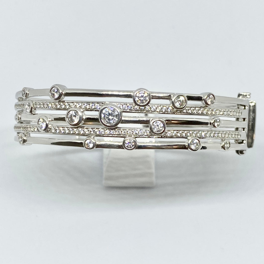 Silver Hallmarked Cubic Zirconia - Product Code - A214