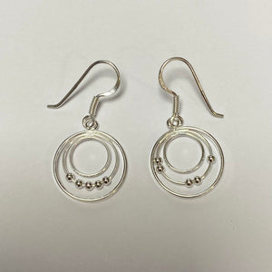 Silver Designer Drop Earrings - Product Code - VX252
