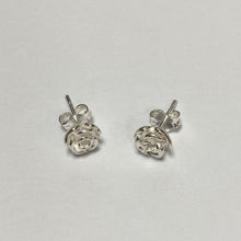 Load image into Gallery viewer, Silver Rose Earrings - Product Code - VX254
