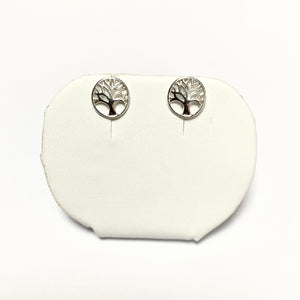 Silver Tree of Life Earrings - Product Code - VX817
