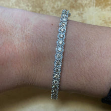 Load image into Gallery viewer, Two Carat Diamond White Gold Bangle - Product Code - E592
