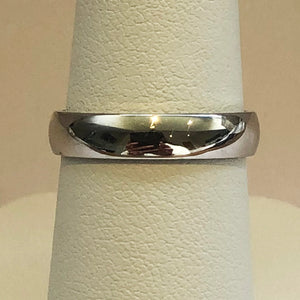 White Gold Ladies Wedding Band Ring