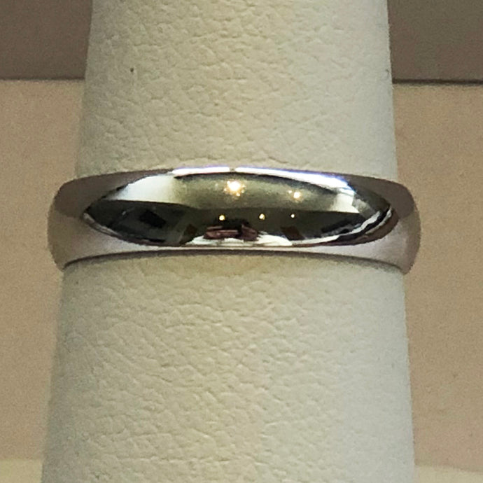 White Gold Ladies Wedding Band Ring