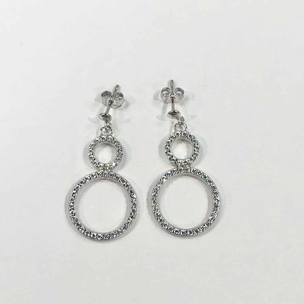 Stone discount setting earrings