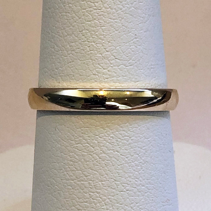 Yellow Gold Ladies Hand Finished Designer Wedding Ring
