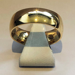 Yellow Gold Wedding Band Ring