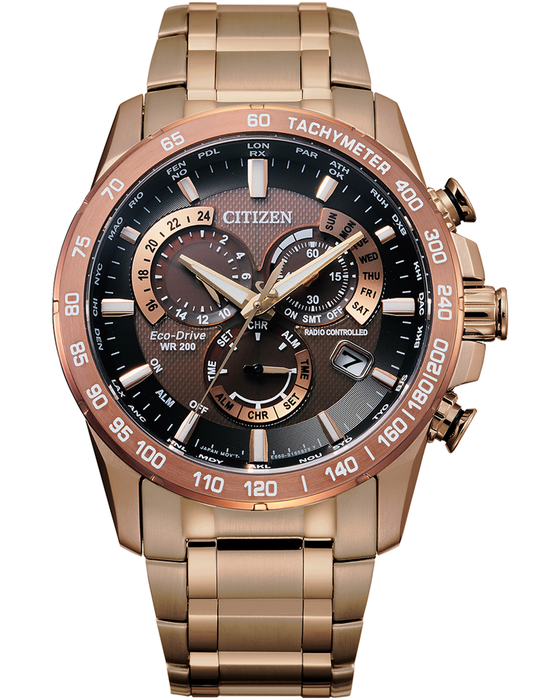 Citizen PERPETUAL CHRONO A‑T ATOMIC TIMEKEEPING - Product Code - CB5896-54X